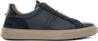 Ambitious Anopolis Logo Sneaker - Heren - Sneakers - Blauw - 40 EU - Leer - Schoenen