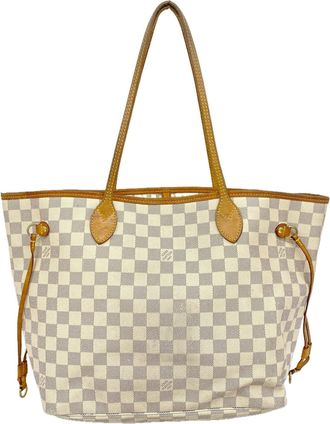 Louis Vuitton White Tote Bag (Pre-Owned)
