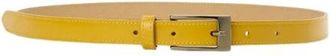 Iceberg Riem van leer met logoband - Dames - Accessoires - Geel - Maat: 90 CM Leer