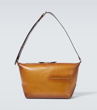 Berluti Toujours Soft Zipped leather messenger bag