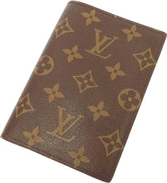 Louis Vuitton Pre-owned Wallets, female, Brown, Size: ONE SIZE Pre-owned Pocket Agenda Cover