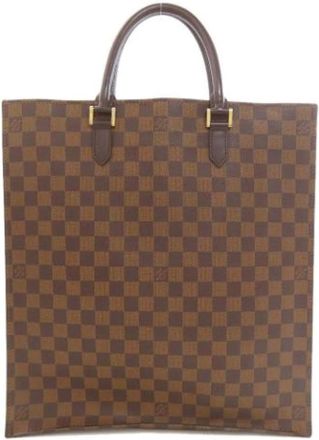 Louis Vuitton Pre-owned Tote Bags, female, Brown, Size: ONE SIZE Pre-owned Damier Ebene Tote Bag