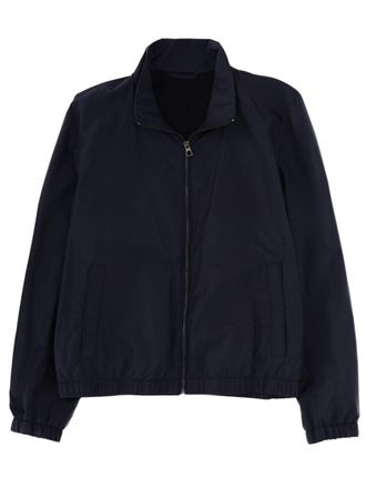BOSS Regular Fit Minimalist Stand Collar Jacket