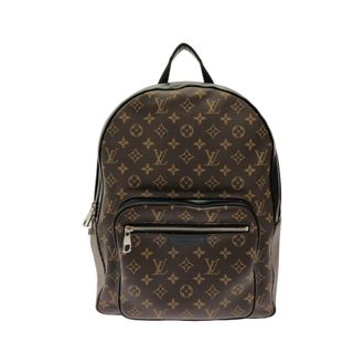 Louis Vuitton Marron Coated Canvas Backpack (Pre-Owned)