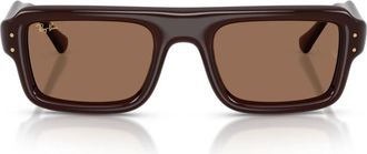 Ray-Ban Rb 4954 Zonnebrillen - unisex - Zonnebrillen - Bruin - 54 MM - Accessoires