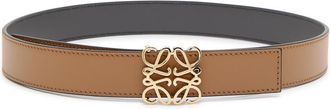 Loewe Anagram Leather Belt - Brown - 90 (UK 14 / XL)