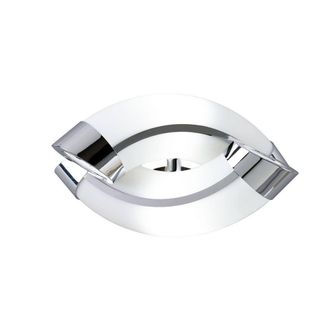 Netlighting Guss Wall Lamp E27 2 Light E27 Polished Chrome in White