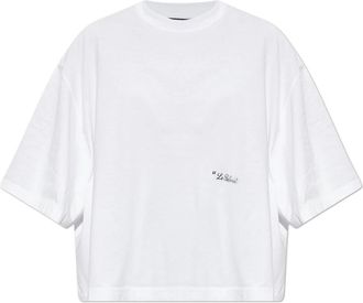 Jacquemus Le Palmier T-Shirt - Dames - T-shirts - Wit - S - Katoen - Tops