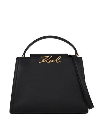 Karl Lagerfeld medium K/Signature tote bag - women - Leather - One Size - Black