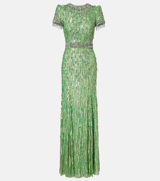 Jenny Packham Vestido de fiesta Roxy adornado