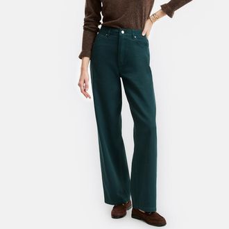 La Redoute Collections Wijde broek in katoen