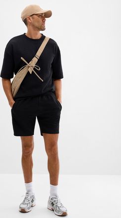 Le 31 Mens Embossed geo short