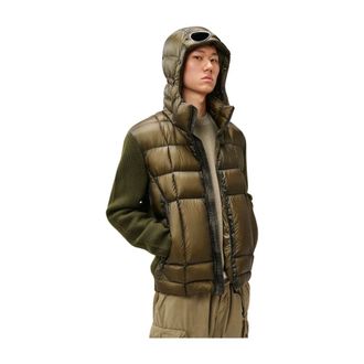 C.P. Company C.p. Company - Goggle Hood Padded Jacket - Heren - Jassen - Groen - Maat: M Wol