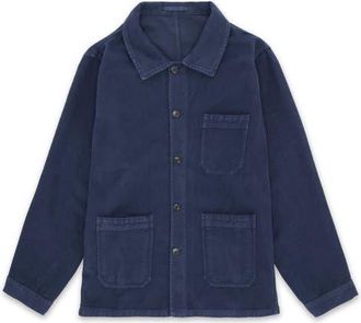 Fortela Fergus Moleskin Work Jacket in Dark Blue at Nordstrom, Size 52 Eu