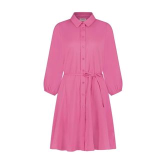 Freebird by Steven Dames, Jurken, Roze, Maat: XL Viscose