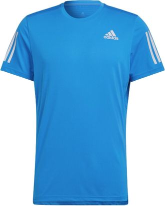adidas Casual Sports Round Neck Pullover Short Sleeve Blue HB7450