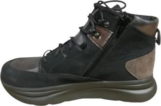 Wolky Apex Veterschoenen - Dames - Veterlaarzen - Bruin - 38 EU - Wol - Schoenen