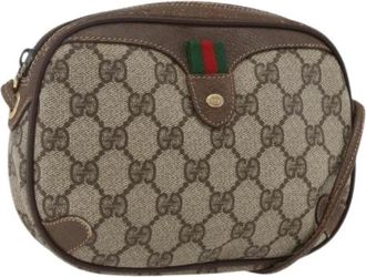 Gucci Pre-owned Plastic Cross Body Bag - Dames - Vintage Schoudertas - Beige - ONE Size - Vintage