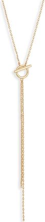 Nordstrom Rack Toggle Y-Drop Necklace in Gold at Nordstrom Rack