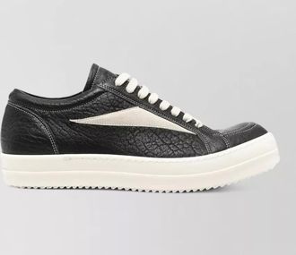 Rick Owens leather low-top sneakers