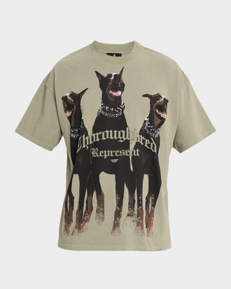 Represent Mens Thoroughbred Graphic T-Shirt