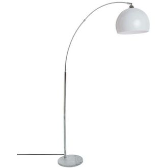 Atmosphera Atmosphera - L&aacute;mpara De Pie En Arco geda Blanca - Base De M&aacute;rmol A. 185 Cm Cr&eacute;ateur DInt&eacute;rieur