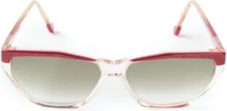 Saint Laurent Pre-owned Acetate sunglasses - Dames - Vintage Accessoires - Oranje - ONE Size - Vintage