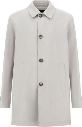Herno Mens Wool Jacket Pearl Grey