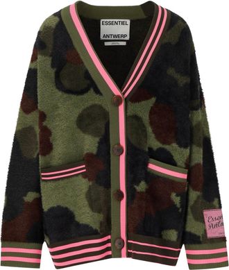 Essentiel CARDIGAN KAMOO CAMOUFLAGE ESSENTIEL ANTWERP