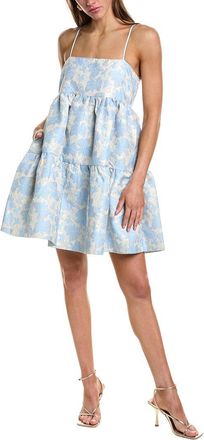 endless rose Endless Rose Floral Jacquard Mini Dress