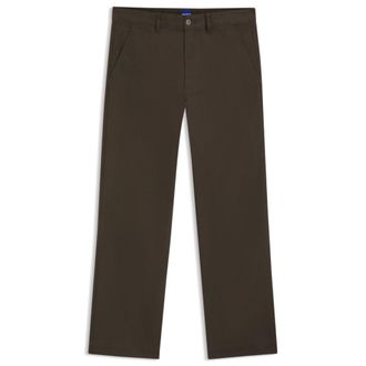 HUGO BOSS Regular-fit trousers in stretch-cotton canvas