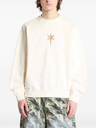 Marcelo Burlon cotton sweatshirt - men - Cotton - M - Neutrals