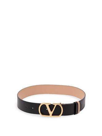Valentino Garavani Vlogo Signature Buckle Belt