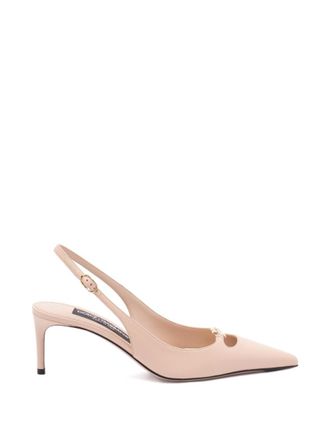 Dolce & Gabbana Light Brown Solid Pumps