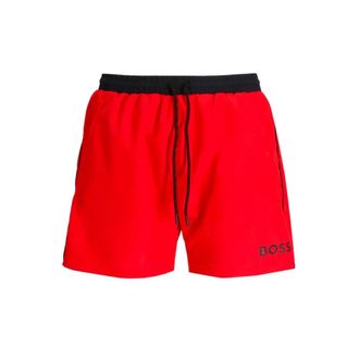 HUGO BOSS Hombre, Trajes de baño, Rojo, Talla: S