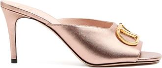 Valentino Garavani Vlogo Signature Leather Mules