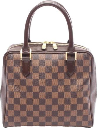 Louis Vuitton Borsa a mano Brera in tela Damier Eb&egrave;ne 2001 - Marrone