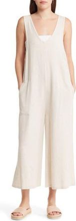Treasure & Bond Sleeveless Wide Leg Jumpsuit in Ivory Birch at Nordstrom Rack, Size Xx-Small