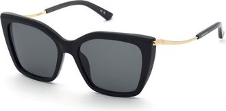 Nina Ricci SNR436 0700 Womens Sunglasses Black Size 54