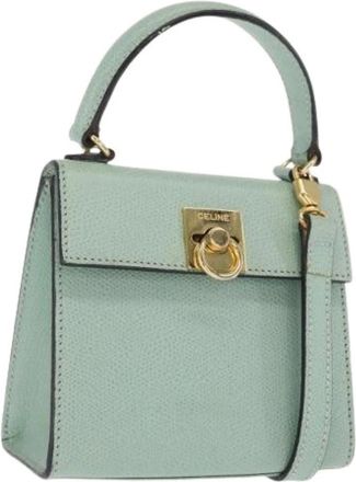 Celine Pre-owned Mini Bags, female, Green, Size: ONE SIZE Pre-owned Vintage Mini Bag