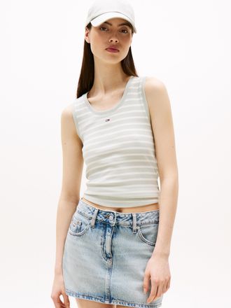 Tommy Jeans Tanktop »TJW ESSENTIAL RIB TANK EXT« mit gerippter Struktur