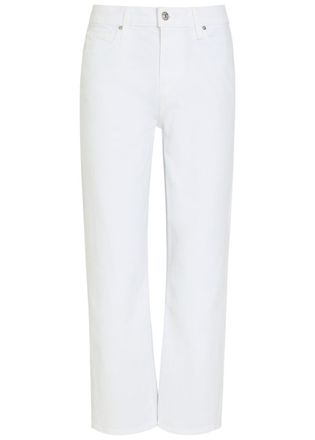 Paige Mason Straight-leg Stretch-denim Jeans - White - 27 (W27 / UK8-10 / S)