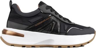 Alexander Smith Liverpool Dames Sneakers Donkergrijs - Heren - Sneakers - Grijs - 39 EU - Leer - Schoenen