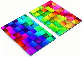 OEM Taglieri Decorativi In Vetro Temperato, Scatole Colorate 2x40x52 Cm