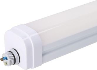 GreenIce Luminaria Estanca Enlazable Led Philips Ip66 150cm Potencia Regulable (35/42/50w) 160lm/w Cct Tonalidad Luz Regulable 3/4/6000&ordm;k