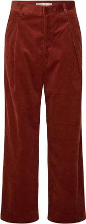 Inwear Halimaiw Broek - Dames - Wijde Broeken - Bruin - M - Katoen - Broeken
