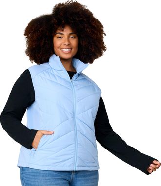 Free Country Womens Plus Size Quilted Hybrid Vest