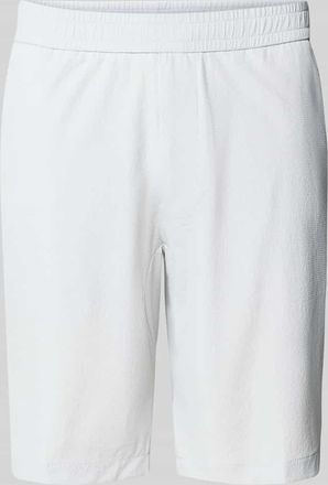 HUGO BOSS Regular Fit Shorts aus schnell trocknendem Material in Hellgrau, Größe XXXL