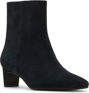Blondo Seravina Waterproof Bootie in Navy Suede at Nordstrom Rack, Size 10