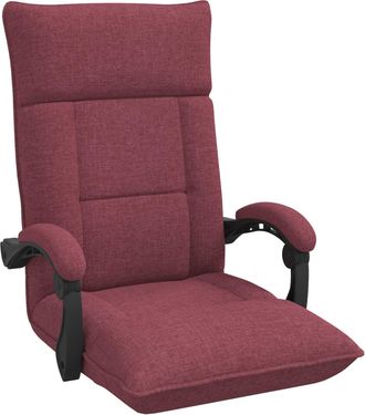 vidaXL Sill&oacute;n Ajustable Rojo Vino Tela Vidaxl